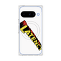 プレミアムスクエアケース with Pixelsnap［ LATENCY - Rock logo - White ］