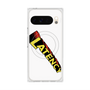 プレミアムスクエアケース with Pixelsnap［ LATENCY - Rock logo - White ］