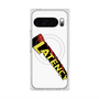 プレミアムスクエアケース with Pixelsnap［ LATENCY - Rock logo - White ］