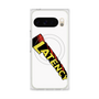 プレミアムスクエアケース with Pixelsnap［ LATENCY - Rock logo - White ］