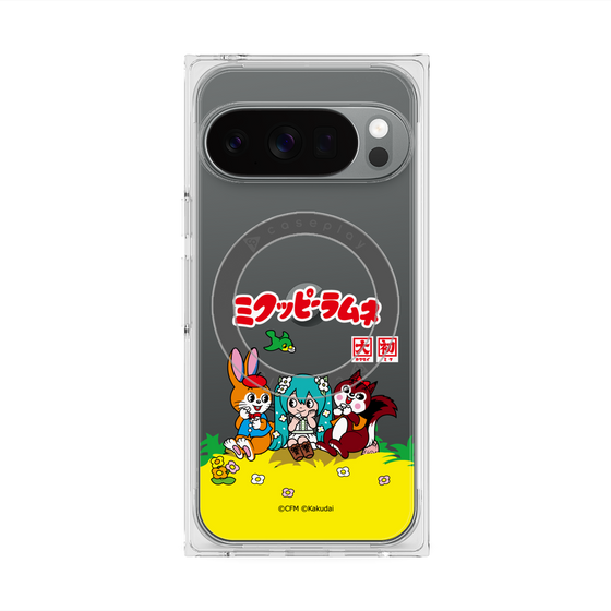 プレミアムスクエアケース with Pixelsnap［ 初音ミク×クッピーラムネ - パッケージ - クリア ］