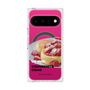 プレミアムスクエアケース with Pixelsnap［ ヴィレッジヴァンガードダイナー - ストロベリー＆クリームパンケーキ ］