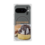 プレミアムスクエアケース with Pixelsnap［ ヴィレッジヴァンガードダイナー - チョコレート&クリームチーズパンケーキ ］