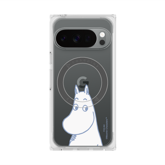 プレミアムスクエアケース with Pixelsnap［ MOOMIN - Familiar face ］