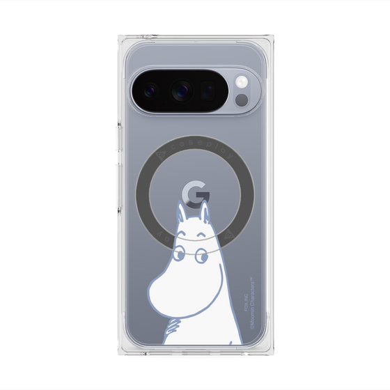 プレミアムスクエアケース with Pixelsnap［ MOOMIN - Familiar face ］