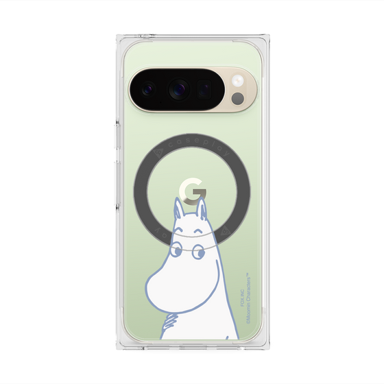 プレミアムスクエアケース with Pixelsnap［ MOOMIN - Familiar face ］
