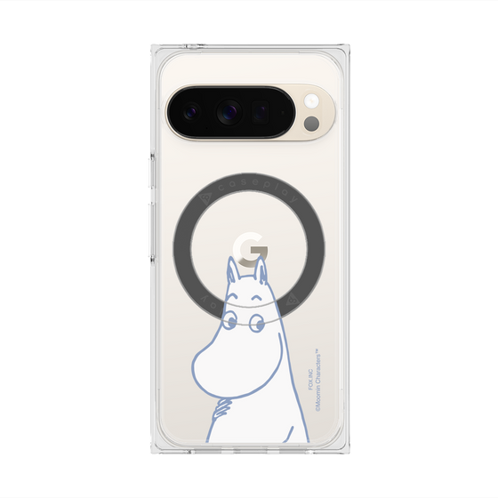 プレミアムスクエアケース with Pixelsnap［ MOOMIN - Familiar face ］