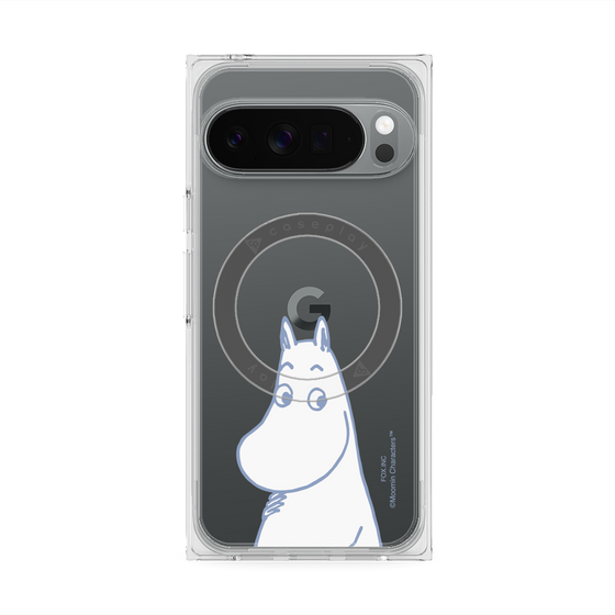 プレミアムスクエアケース with Pixelsnap［ MOOMIN - Familiar face ］