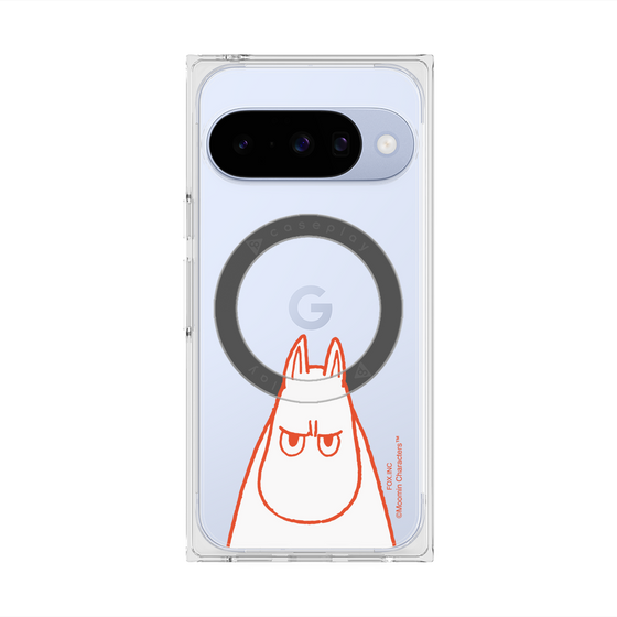 プレミアムスクエアケース with Pixelsnap［ MOOMIN - Angry face ］