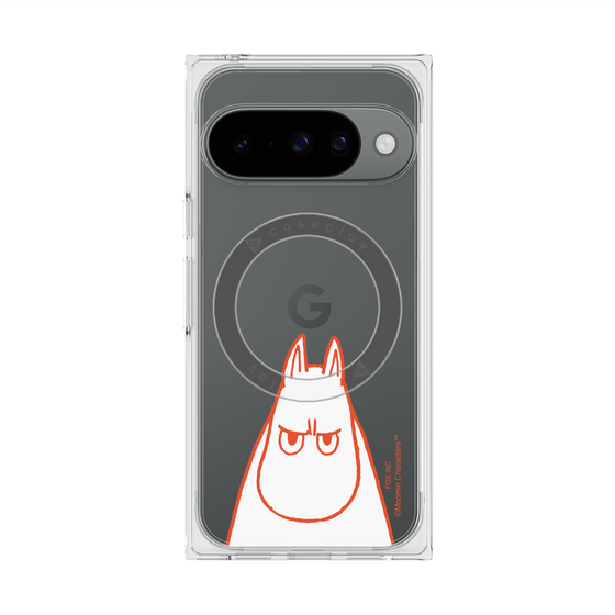 プレミアムスクエアケース with Pixelsnap［ MOOMIN - Angry face ］