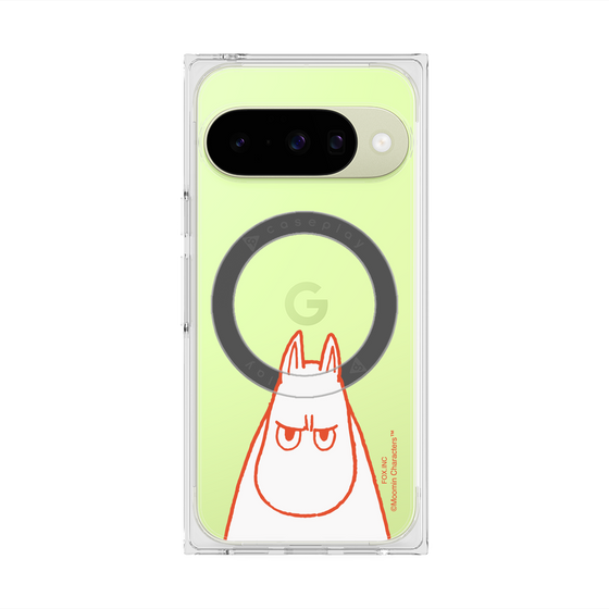 プレミアムスクエアケース with Pixelsnap［ MOOMIN - Angry face ］