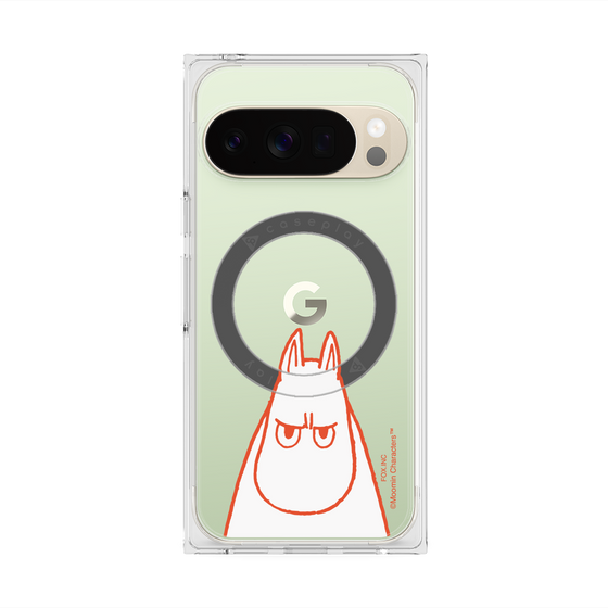 プレミアムスクエアケース with Pixelsnap［ MOOMIN - Angry face ］