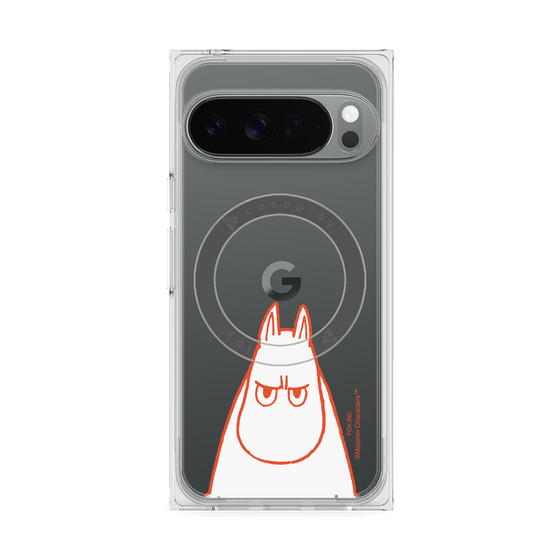 プレミアムスクエアケース with Pixelsnap［ MOOMIN - Angry face ］