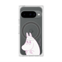 プレミアムスクエアケース with Pixelsnap［ MOOMIN - Fearful face ］