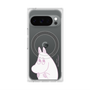 プレミアムスクエアケース with Pixelsnap［ MOOMIN - Fearful face ］
