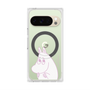 プレミアムスクエアケース with Pixelsnap［ MOOMIN - Fearful face ］