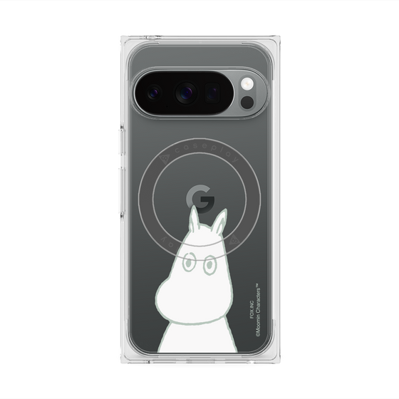 プレミアムスクエアケース with Pixelsnap［ MOOMIN - Troubled face ］