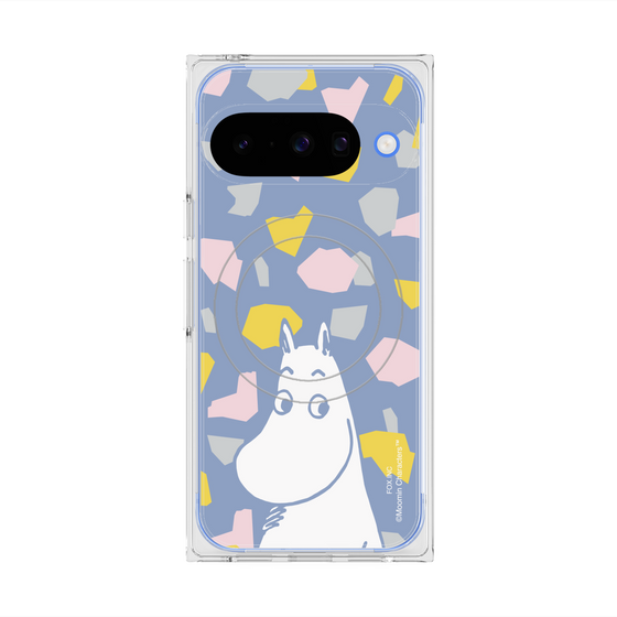 プレミアムスクエアケース with Pixelsnap［ MOOMIN - Familiar face - color ］