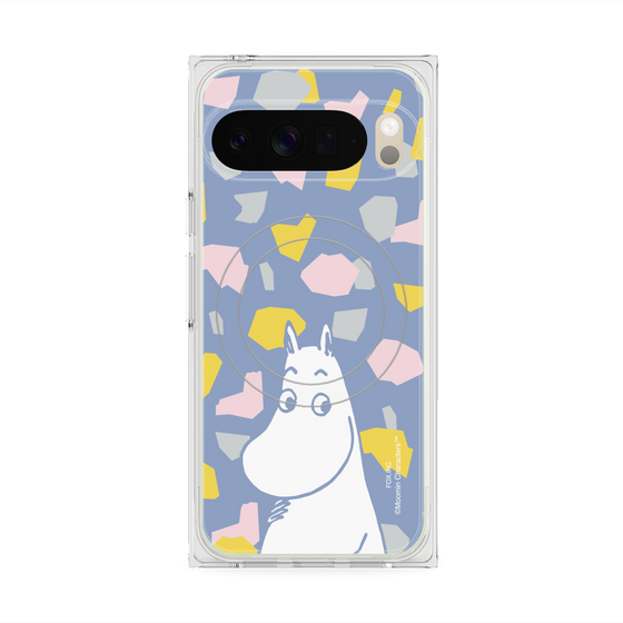 プレミアムスクエアケース with Pixelsnap［ MOOMIN - Familiar face - color ］