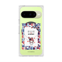 プレミアムスクエアケース with Pixelsnap［ ELLE×マイメロディ＆クロミ - トリコロールカラーグラフィック5 ］