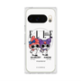 プレミアムスクエアケース with Pixelsnap［ ELLE×マイメロディ＆クロミ - 表紙風 ］