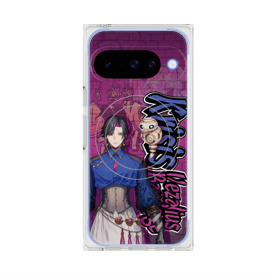 プレミアムスクエアケース with Pixelsnap［ NIJISANJI EN - Vezalius Bandage - ストリート ］