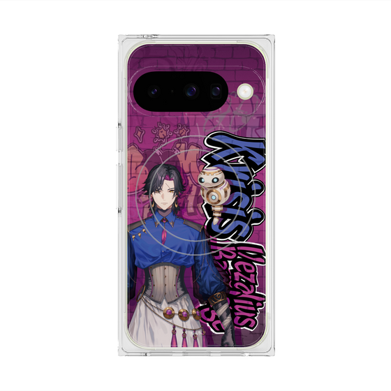 プレミアムスクエアケース with Pixelsnap［ NIJISANJI EN - Vezalius Bandage - ストリート ］