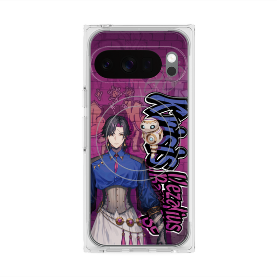 プレミアムスクエアケース with Pixelsnap［ NIJISANJI EN - Vezalius Bandage - ストリート ］