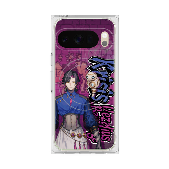 プレミアムスクエアケース with Pixelsnap［ NIJISANJI EN - Vezalius Bandage - ストリート ］