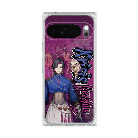 プレミアムスクエアケース with Pixelsnap［ NIJISANJI EN - Vezalius Bandage - ストリート ］