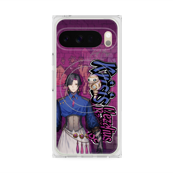 プレミアムスクエアケース with Pixelsnap［ NIJISANJI EN - Vezalius Bandage - ストリート ］