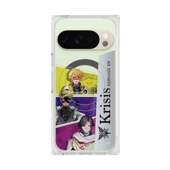 プレミアムスクエアケース with Pixelsnap［ NIJISANJI EN - Krisis - 集合 ］