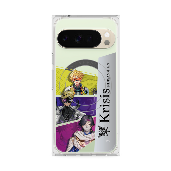 プレミアムスクエアケース with Pixelsnap［ NIJISANJI EN - Krisis - 集合 ］