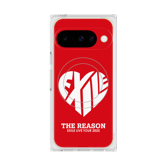 プレミアムスクエアケース with Pixelsnap［ EXILE LIVE TOUR 2025 "THE REASON" - ハートロゴ ］