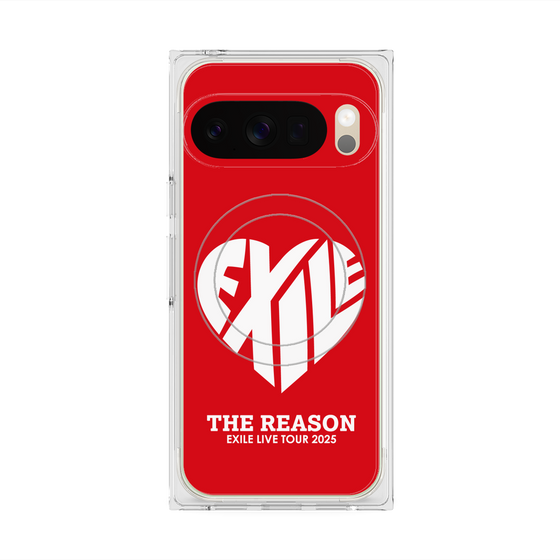 プレミアムスクエアケース with Pixelsnap［ EXILE LIVE TOUR 2025 "THE REASON" - ハートロゴ ］