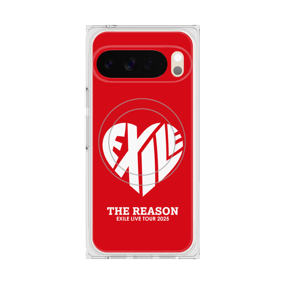 プレミアムスクエアケース with Pixelsnap［ EXILE LIVE TOUR 2025 "THE REASON" - ハートロゴ ］