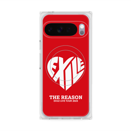 プレミアムスクエアケース with Pixelsnap［ EXILE LIVE TOUR 2025 "THE REASON" - ハートロゴ ］