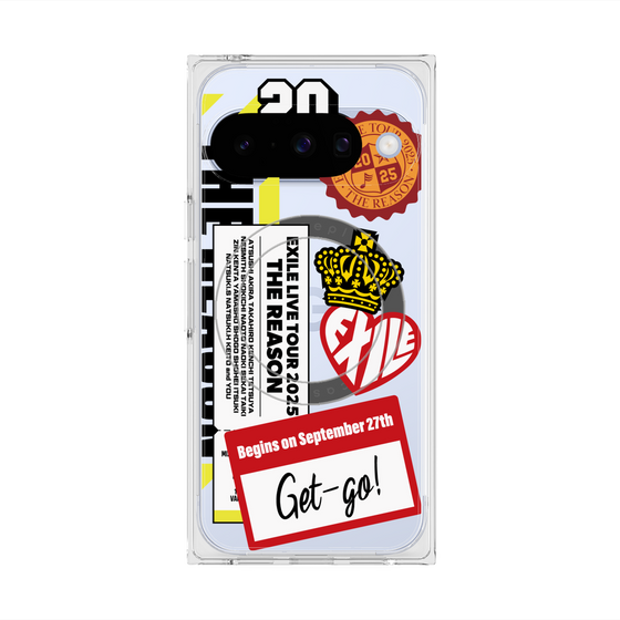 プレミアムスクエアケース with Pixelsnap［ EXILE LIVE TOUR 2025 "THE REASON" - ステッカー ］