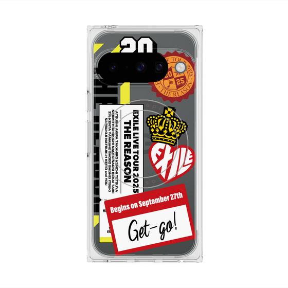 プレミアムスクエアケース with Pixelsnap［ EXILE LIVE TOUR 2025 "THE REASON" - ステッカー ］