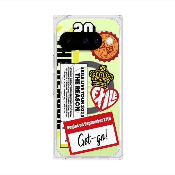 プレミアムスクエアケース with Pixelsnap［ EXILE LIVE TOUR 2025 "THE REASON" - ステッカー ］