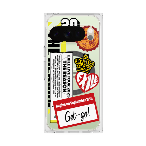 プレミアムスクエアケース with Pixelsnap［ EXILE LIVE TOUR 2025 "THE REASON" - ステッカー ］