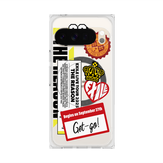 プレミアムスクエアケース with Pixelsnap［ EXILE LIVE TOUR 2025 "THE REASON" - ステッカー ］