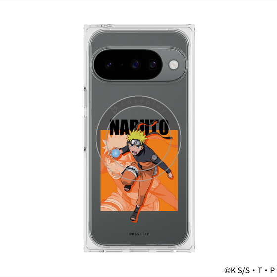 プレミアムスクエアケース with Pixelsnap［ NARUTO -ナルト- 疾風伝 - うずまきナルト ］