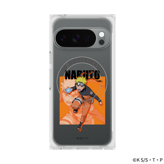 プレミアムスクエアケース with Pixelsnap［ NARUTO -ナルト- 疾風伝 - うずまきナルト ］