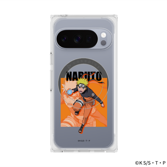 プレミアムスクエアケース with Pixelsnap［ NARUTO -ナルト- 疾風伝 - うずまきナルト ］