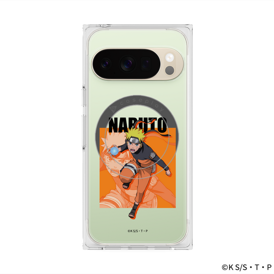 プレミアムスクエアケース with Pixelsnap［ NARUTO -ナルト- 疾風伝 - うずまきナルト ］