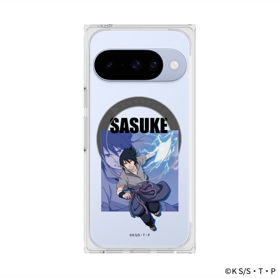 プレミアムスクエアケース with Pixelsnap［ NARUTO-ナルト- 疾風伝 - うちはサスケ ］