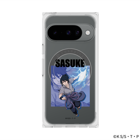 プレミアムスクエアケース with Pixelsnap［ NARUTO -ナルト- 疾風伝 - うちはサスケ ］