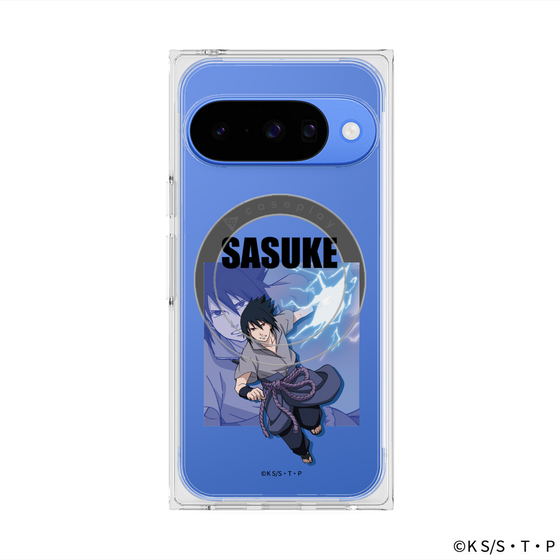 プレミアムスクエアケース with Pixelsnap［ NARUTO -ナルト- 疾風伝 - うちはサスケ ］