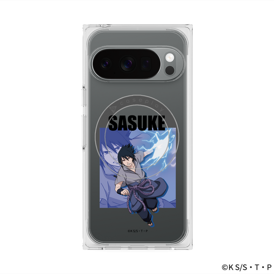 プレミアムスクエアケース with Pixelsnap［ NARUTO -ナルト- 疾風伝 - うちはサスケ ］